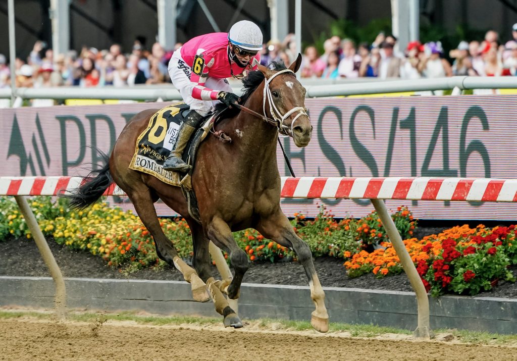 Rombauer Winning Preakness Stakes 2021