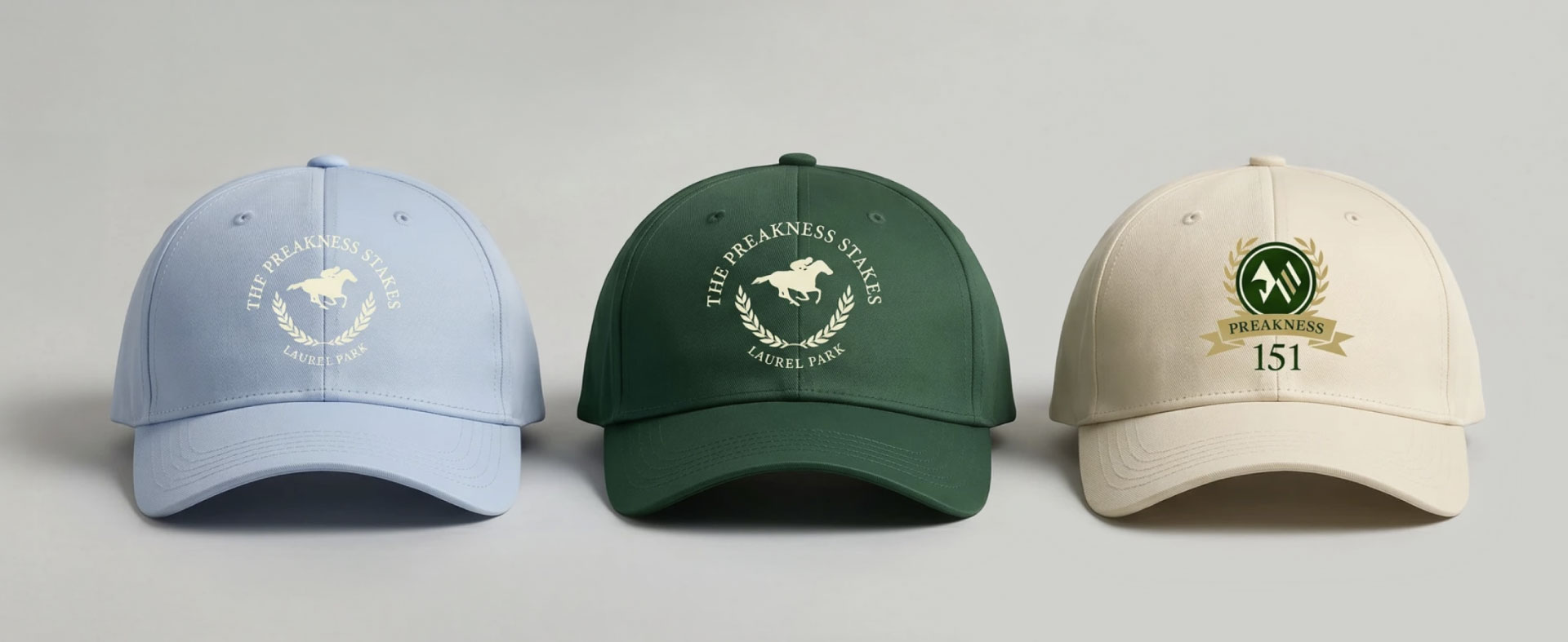Preakness 151 merchandise — hats and apparel